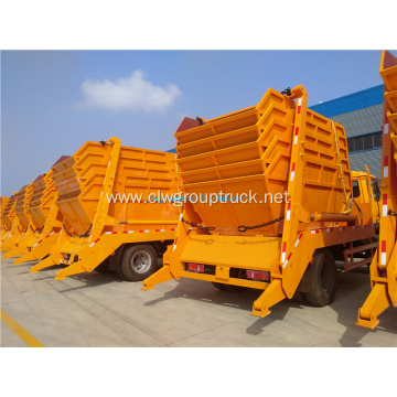 Small swing arm roll container refuse garbage truck